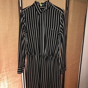 Ralph Lauren Striped Black and White Dress